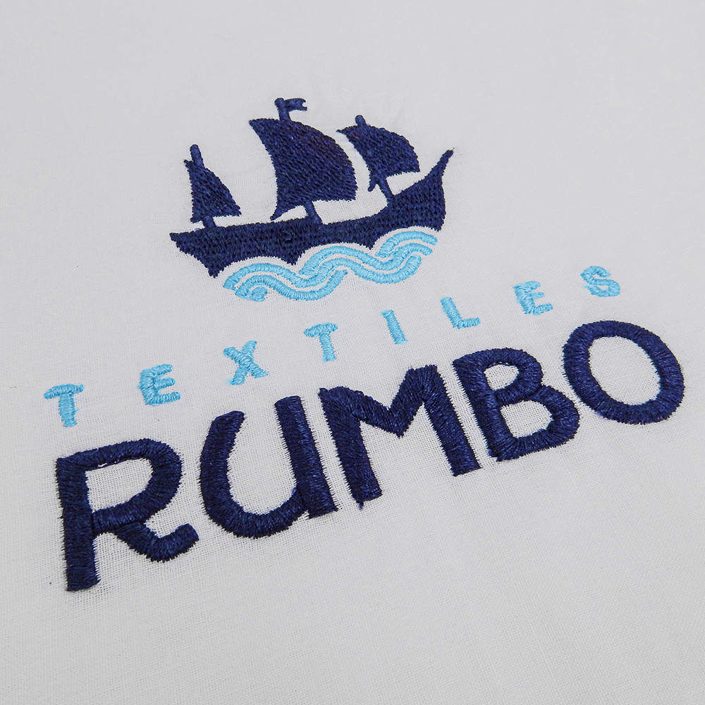 Embroidered logo